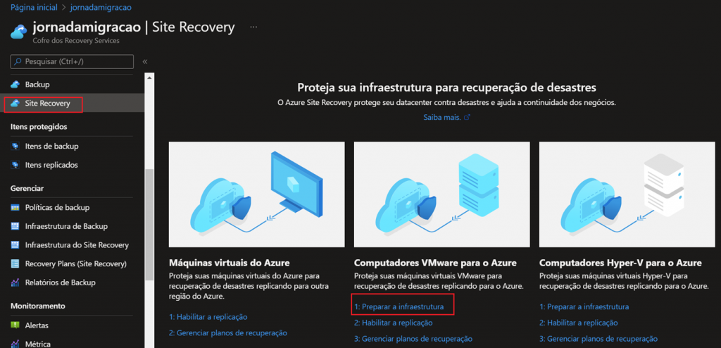 Sobre redes no na recuperação de desastre de VM do Azure com o Azure Site  Recovery - Azure Site Recovery